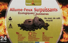 Charger l'image dans la galerie, packaging smart and green allume-feux surpuissants marc de café recyclé
